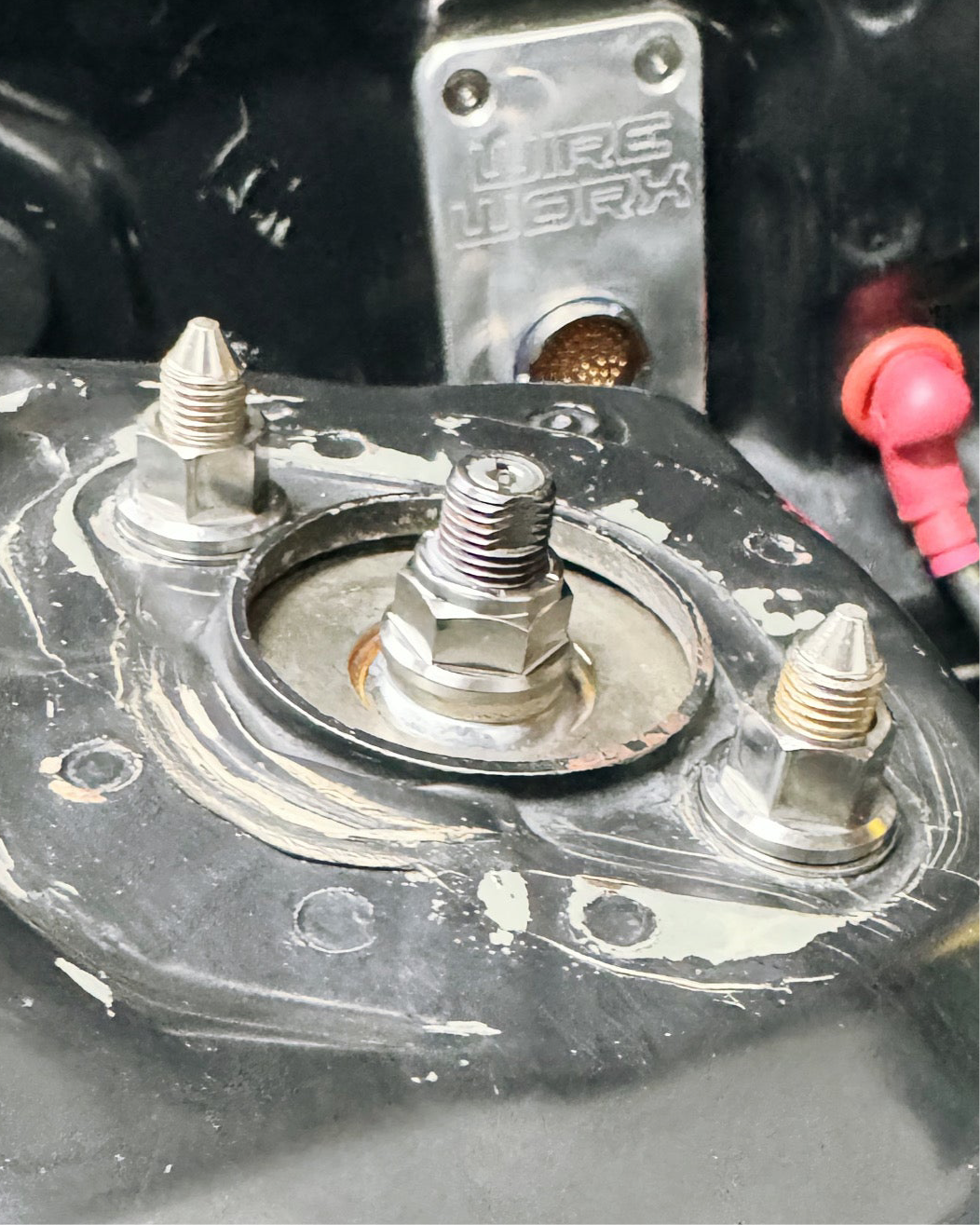 Coilover Suspension Shock Flanged nuts