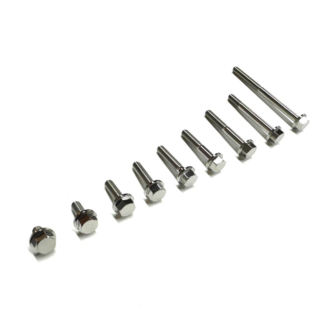10mm hex M6x1 bolt lengths
