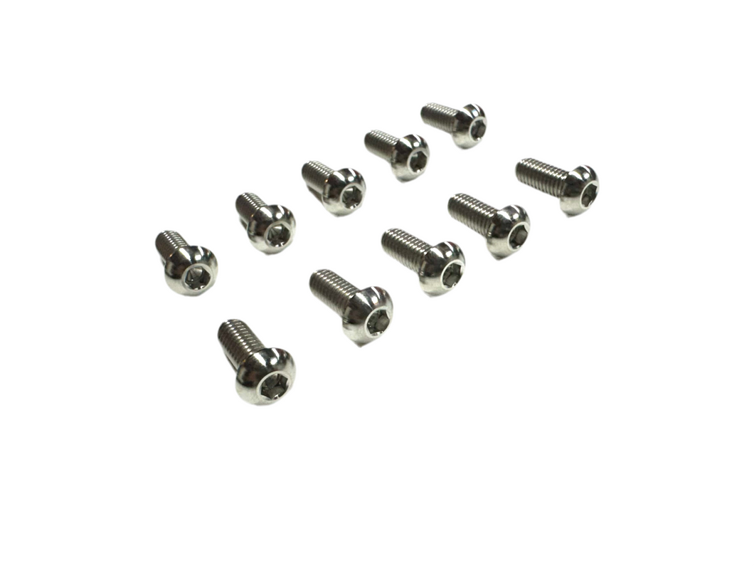 Button Head M6x1 Bolt 10 Pack