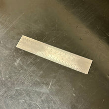 Load image into Gallery viewer, 150mm 6in Titanium Ruler
